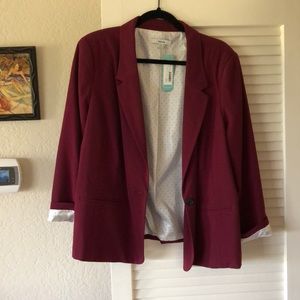 Burgundy Blazer NWT